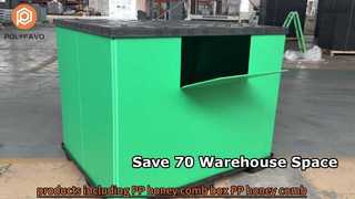 Factory Wholesale PP Honeycomb Collapsible Pallet Box 1470*1140mm