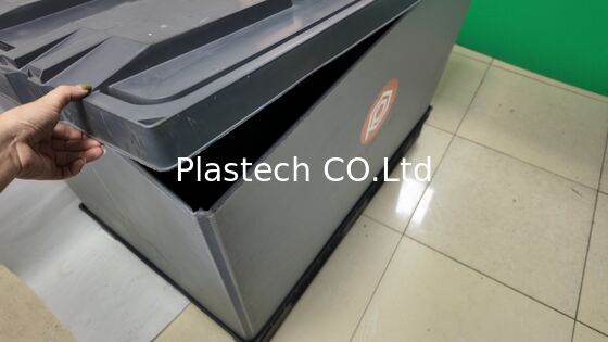1200x800mm PP Honeycomb αναδιπλούμενο δοχείο αναδιπλούμενο επαναφορτώσιμο κουτί παλέτας