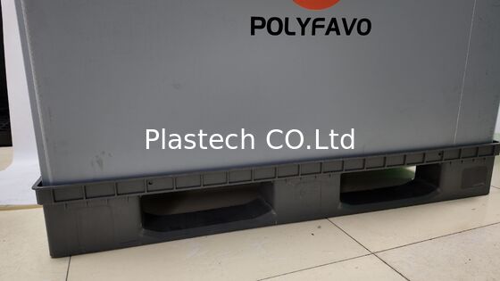 Κουτί με μανίκια 1200x800mm Πλαστικός κάδος παλετών συσκευασίας κύβοι Πτυσσόμενο κιβώτιο κύκλου εργασιών