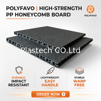 7mm Μαύρα Πάνελ Πτήσης Ελαφριά 2800gsm Υλικό Flight Case PP Πάνελ Κυψέλης για Flight Case