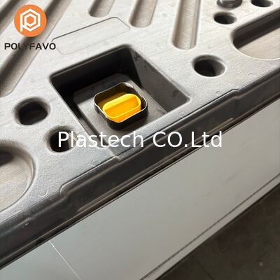 Συσκευασία Logistics Κιβώτια Αποστολής 1220 * 1140 * 900 mm Πλαστικό Κιβώτιο Αποθήκευσης με Πάνελ και Μανίκι